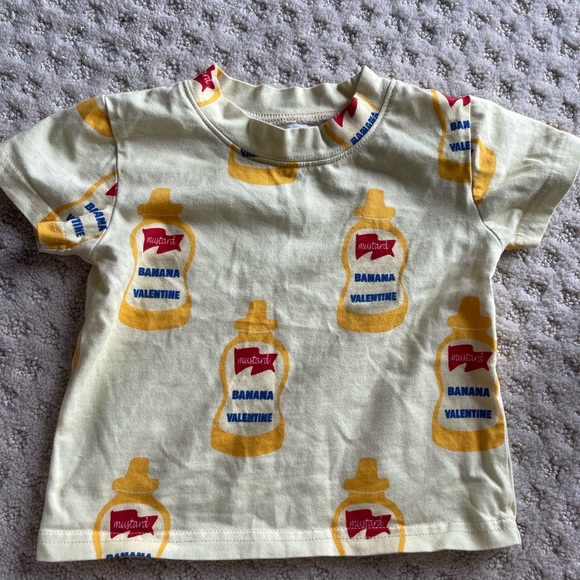 Banana Valentine Mustard Set (12 months) - Picture 1 of 5